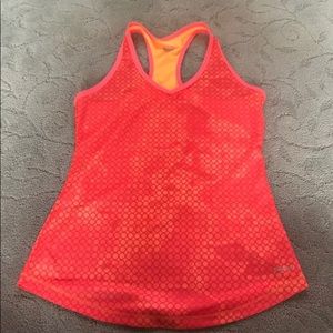 Orange Racerback workout Tanktop
